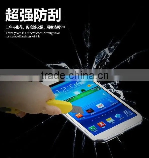 Best quality tempered glass clear screen protector for Sansung S4