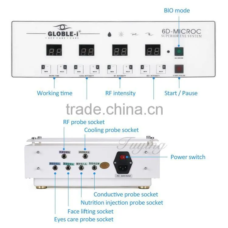6D galvanic facial skin tightening machine price for home use