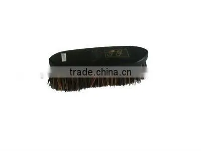 Dandy brush with black horse hair