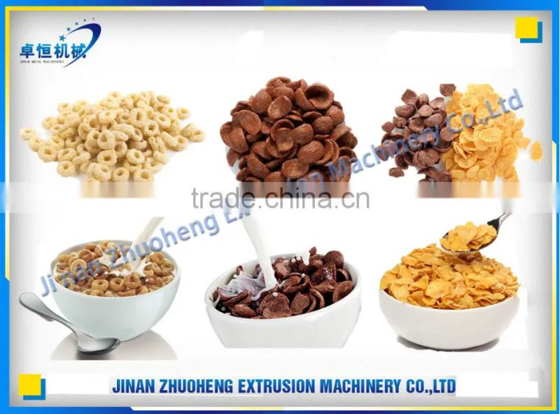 Stainless steel Extrusion Produciton Machine/Breakfast Cereals Cheerios Production Line