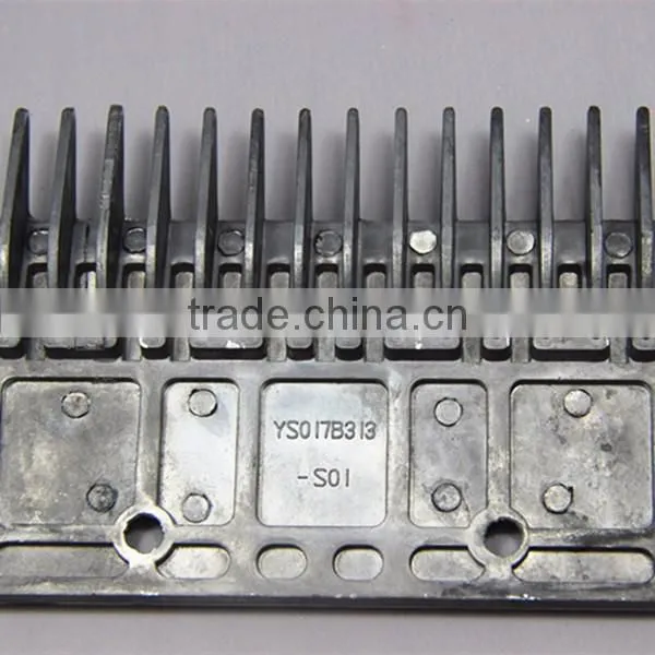 Wholesale 14 teeth aluminium alloy comb plate for escalator