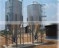 chicken broilers feeding system with automatic drinking system