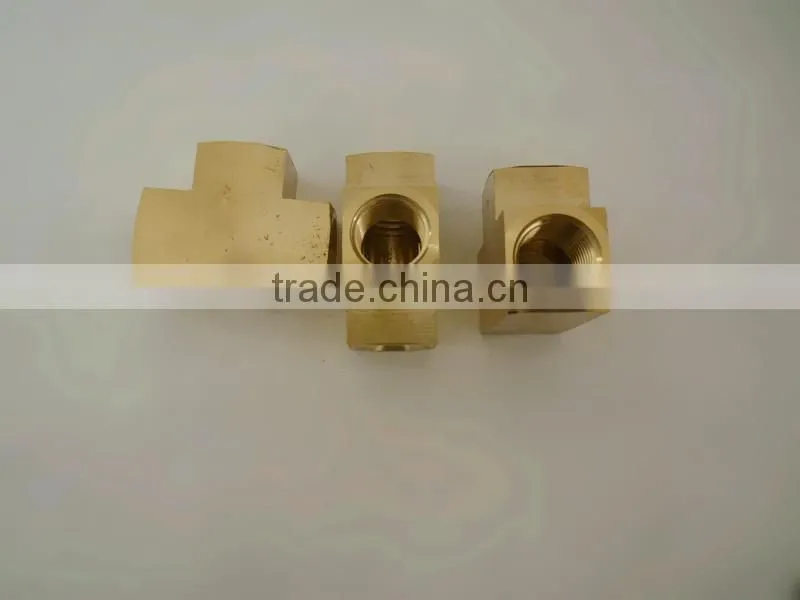 Brass pex pipe fitting /cross square fitting