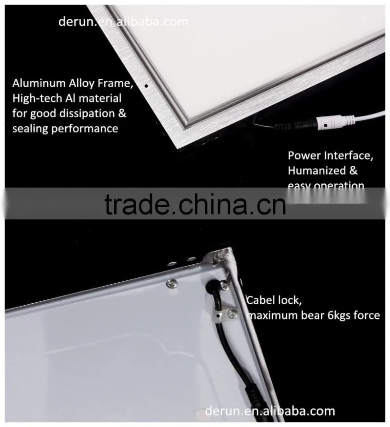 Hot size 600*600 led panel light 36w 38w 40w 42w