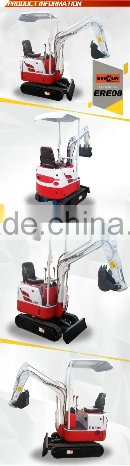 Everun 800kg Mini Crawler Excavator