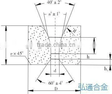 tungsten carbide die nibs for drawing tubes