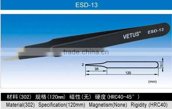 esd-15 esd smt tweezers