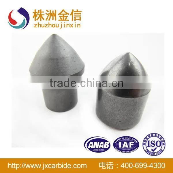 Tungsten carbide tool bits crumbling hammer tips