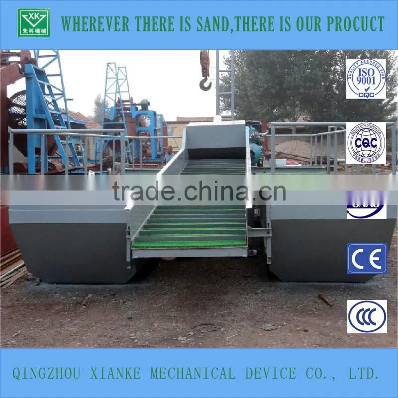 150cbm/h Working Capacity Gold Panning Dredger For Sale