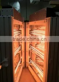 Fire-like infrared led heat lamp for wood drying