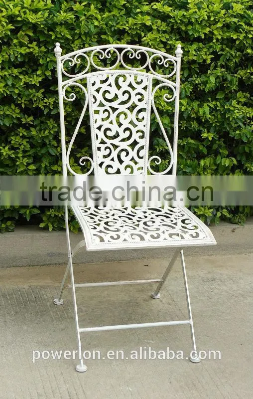 Lougne Style Decorative Metal Folding Chair