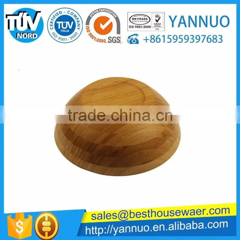 Chinese natural Bamboo Salad Food Bowl wholesale Support Custom LOGO