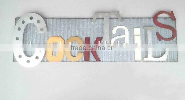 Metal Iron Kitchen Wall Hanging Decorative Items Kitchen Wall Decoration