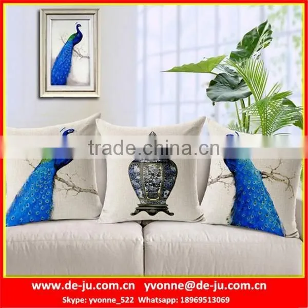 Golden Peony Turkish Cushion Covers