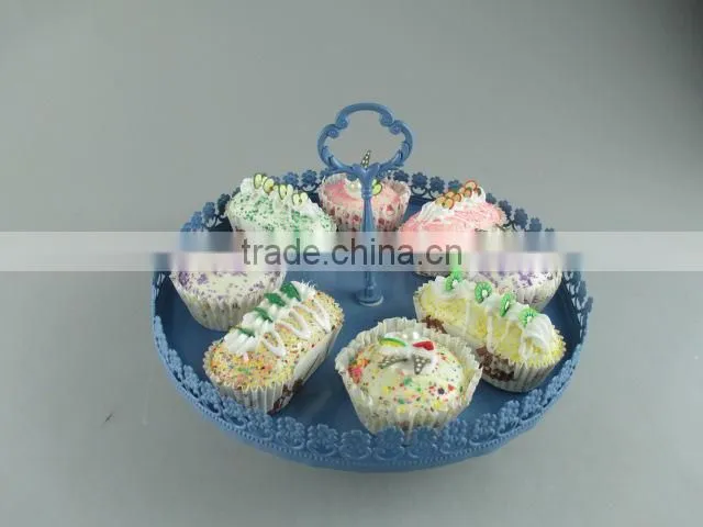Metal material cake stand for weeding/daily use
