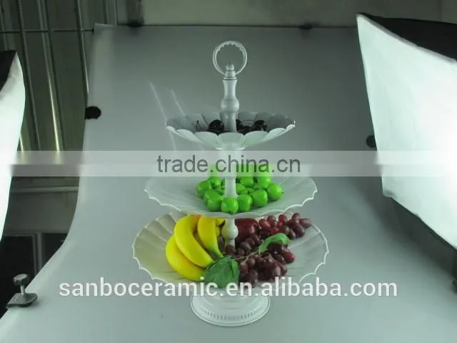 Colors Stand for wedding cake, Metal cake stand 3 Tiers Big size for display