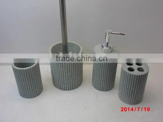 Unique design cement home decoration funny oriental bathroom accessories for business promotion