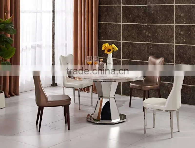 Marble Round Dining Table Designs Handware Base