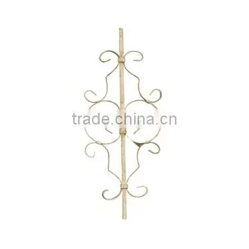Garden wrought iron fence decoration