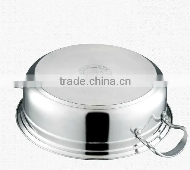 stainless steel high quality casserole pot/soup pot