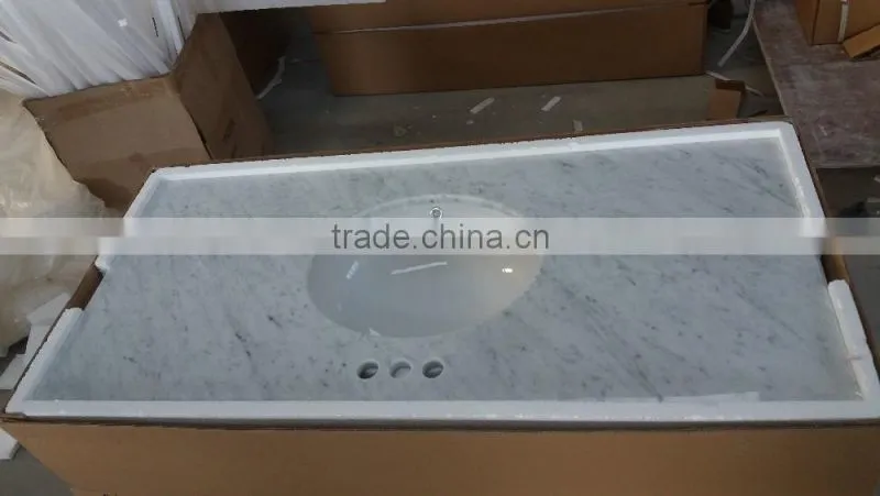 Natural Carrara Marble Vanity Top