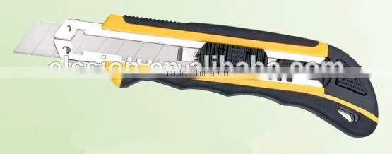Promotion knife with skidproof rubber grip handle