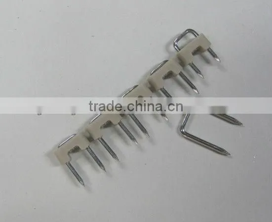 Square bottom U nail with plastic mattress in guangzhou