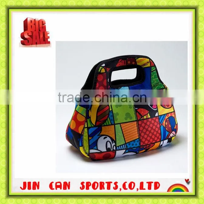 Newest design beach tote bag with outside pockets