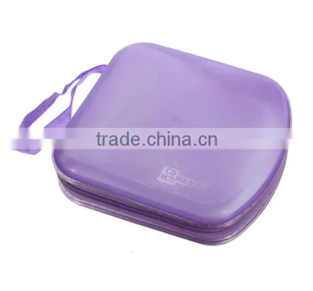 NEW Portable CD Storage Bag 40-pieces DVD hard Plastic Protector Carrying Case