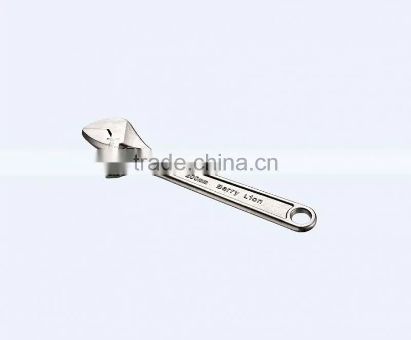Berrylion Surface Polished Adjustable Wrench 150-375mm Adjustable Spanner