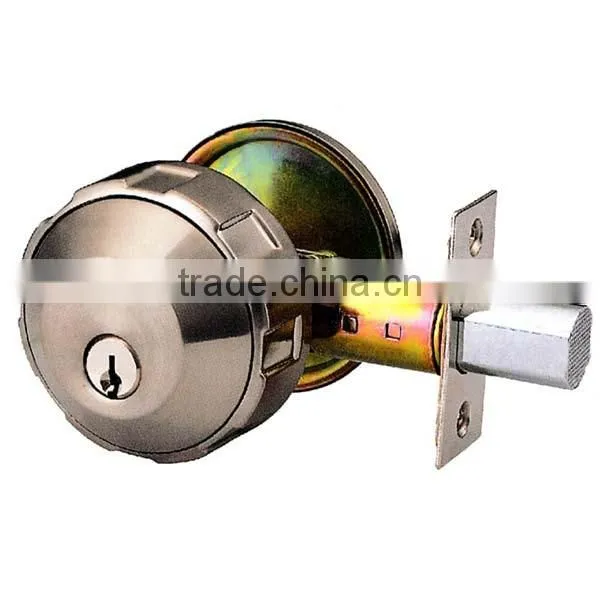 Stainless steel grade 2 american single cylinder deadbolt door lock