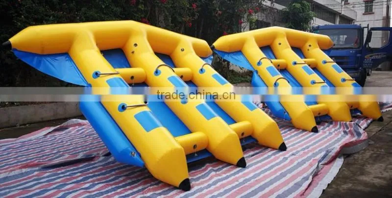 Inflatable flying fish water towable tubes banana boat water sport game