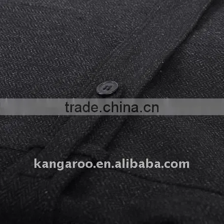 Mens 3/4 full length wool/cashmere overcoat
