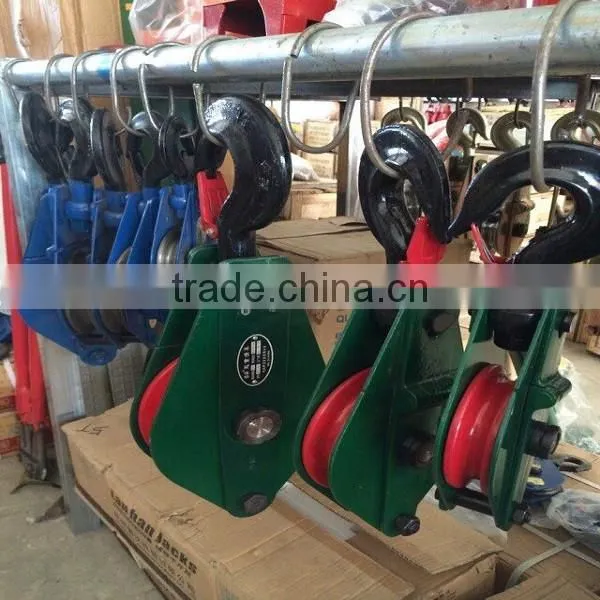 Generel heavy duty hook type snatch triple pulley block