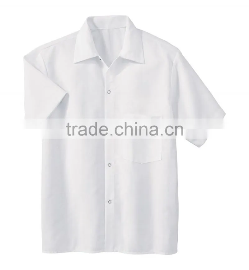 Wholesale 100% cotton dress shirts mens workwear uniform white shirts