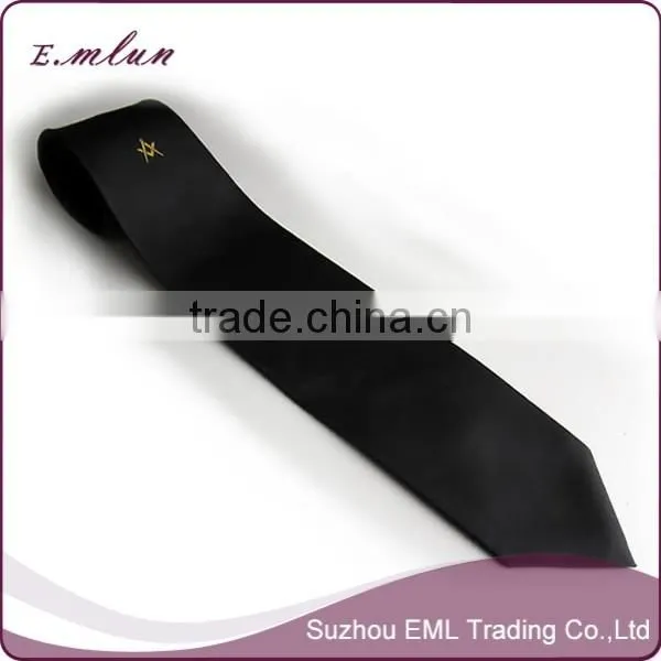 Custom Masonic Items Silk Felling Polyester Masonic Tie