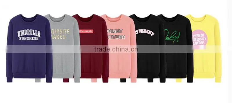 2017 New arrive High quality Customizing Hoodies Fashion popular girls Sweatshirt customized Hoodie for daily wear