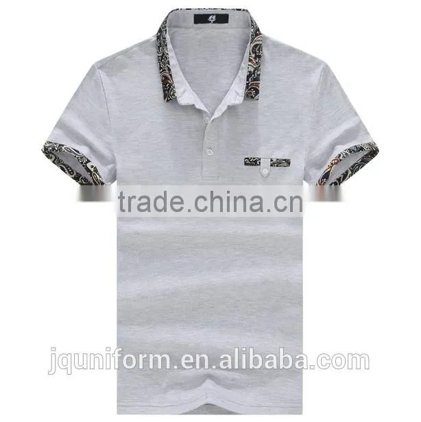 Custom Popular Cheap Soft Men's Stand Collar Cotton short sleeve men T Shirt Camisa Polo Shirts wholesale