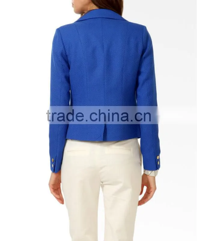 Essential Jacquard Lady Woven Blazer