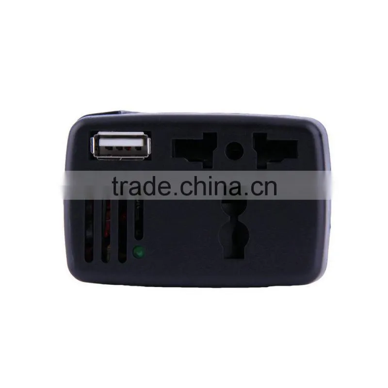 150W Car Power Inverter 12V DC to 220V/110v AC converter Adapter with Cigarette Lighter and USB 5V Charger For Laptop