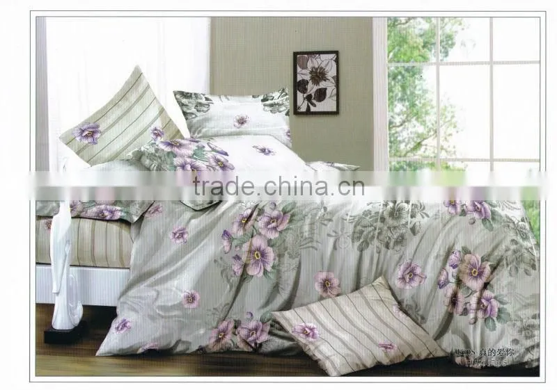 100% Cotton, C128x68, Percale Printed Twin Size Home Qult Cover