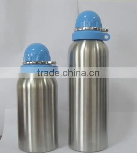 Wide Mouth Stainless Steel Sports Bottle Big Flow Lid with Finger Holder