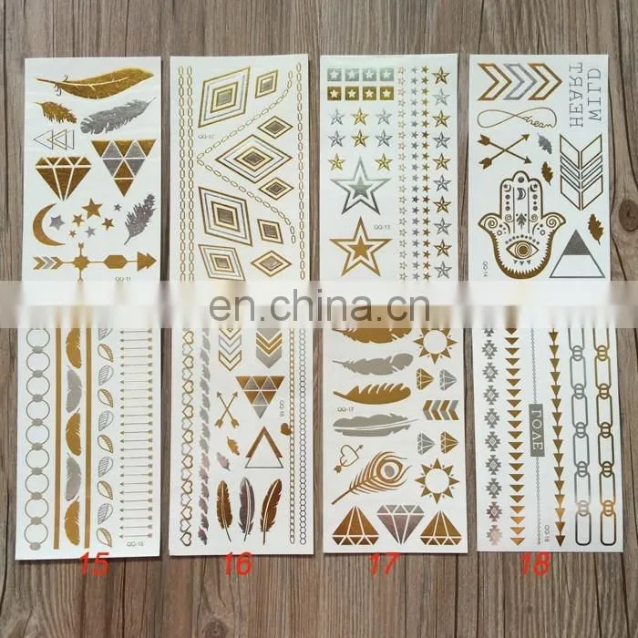 Wholesale Customized Temporary Tattoo Paper Temporary Tattoo Sticker Temporary Tattoo
