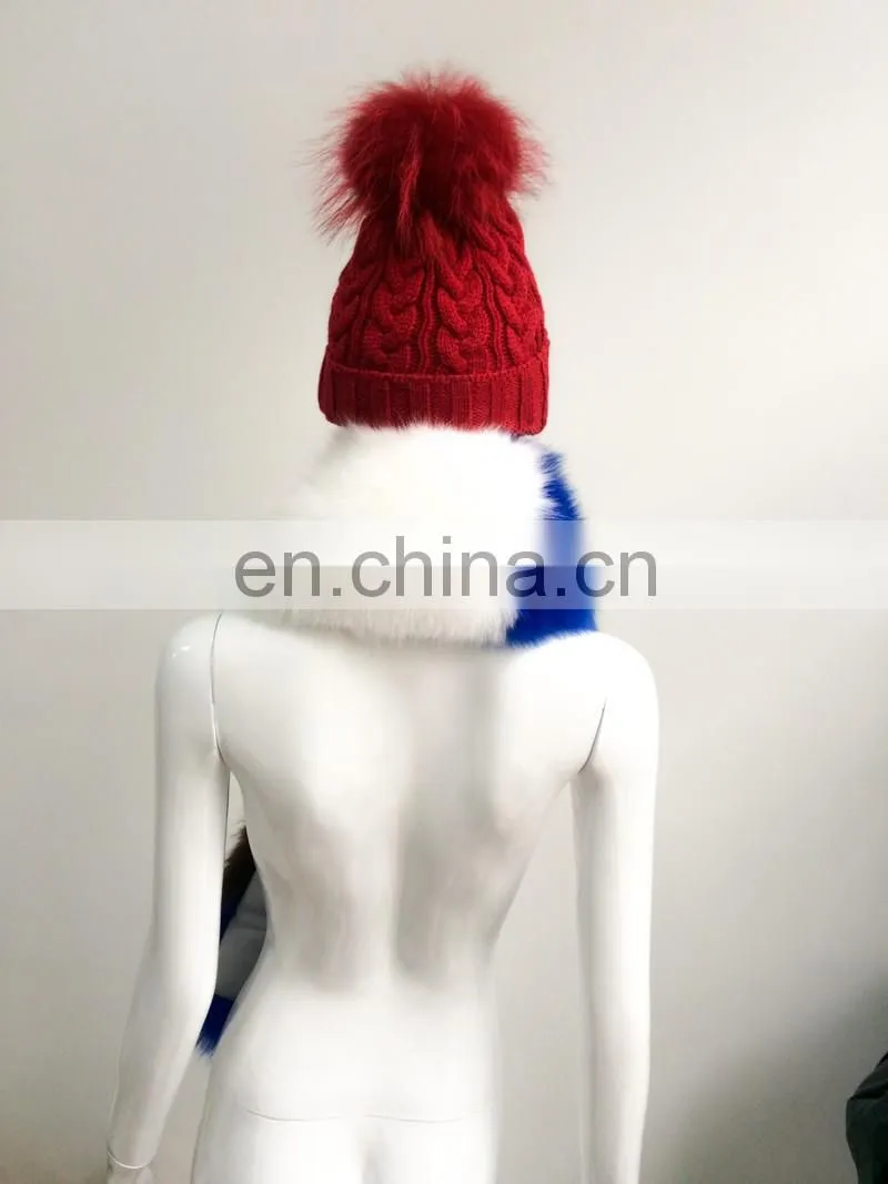 Real Natural Top Quality Women Winter Cheap Ladies Fox Fur Girl Scarf