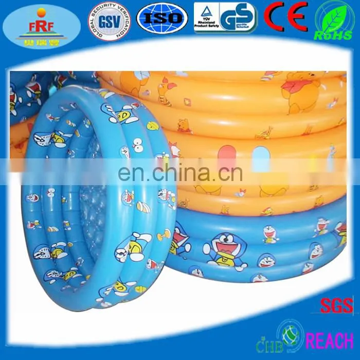Inflatable Round Swimming Pool With Crystal Bottom