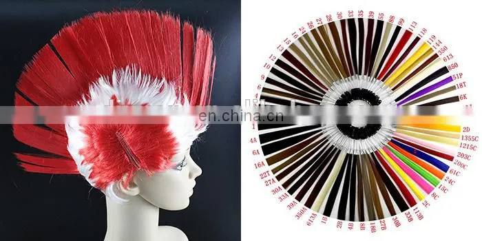 Football world cup Manufacturer Wholesales soccer Fans Wigs For Wholesale