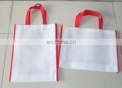 Green handle Non woven bag