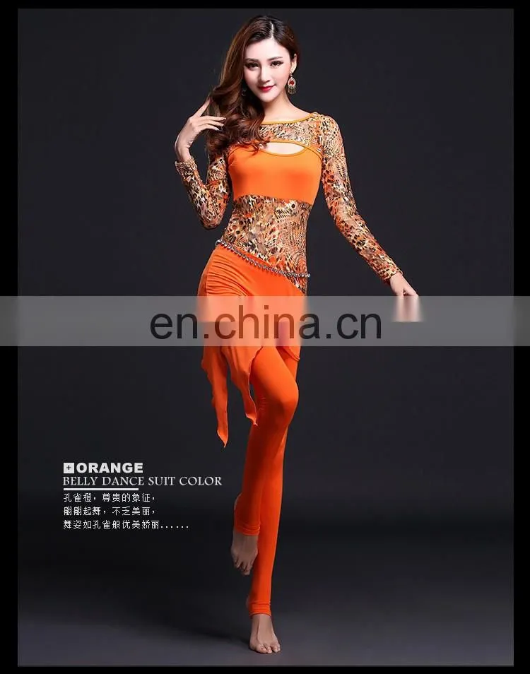 T-5107 Fashion modern style Hong kong women belly dance cloth set