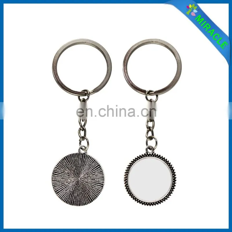 Miracle Oval Series Peacock Sublimation keyring
