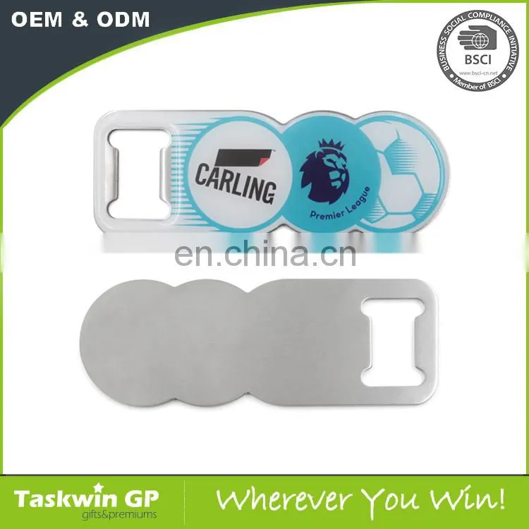 Colorful Stainless steel Opener, CMYK printed Bottle Opener, Epoxy doming Metal Bottle Opener
